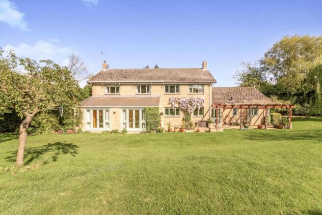 Rear of property