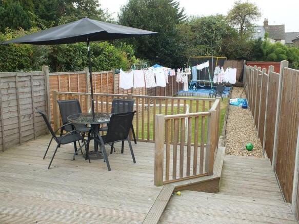 Rear Garden/Decked Patio Area
