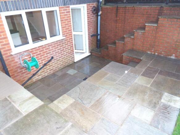 Rear patio