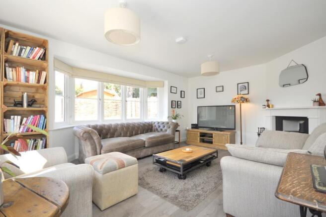 Elegant Lounge with large bay window