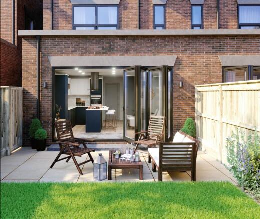 Garden looking in