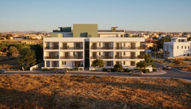 Front of Apartments