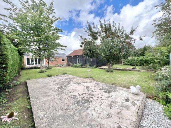 Rear garden
