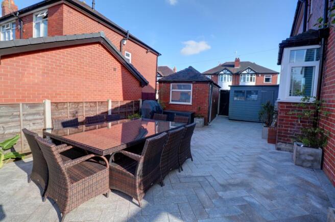 Side Patio and Garage 