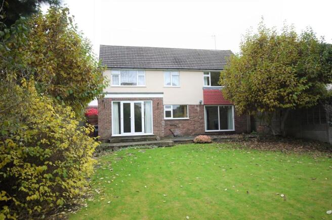 Rear of property