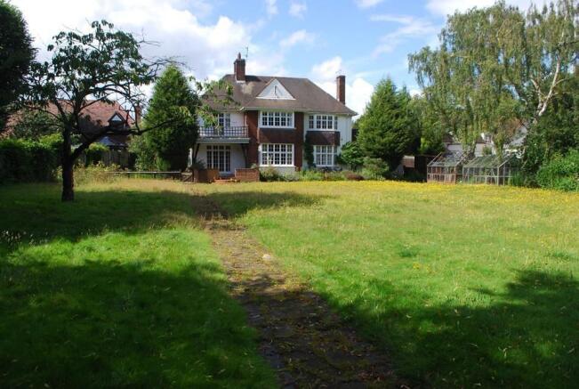 Rear of property
