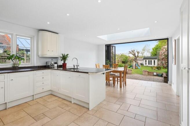 Kitchen with bifolds