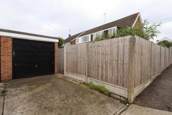 Garage & driveway to