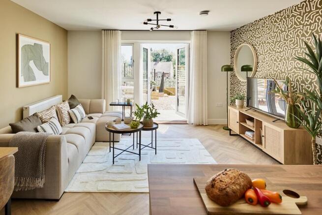 With direct access to the garden