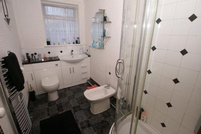 Upstairs shower room