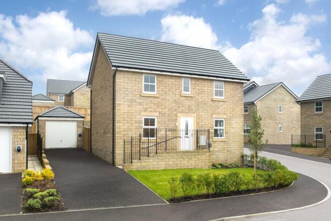 External view of the Alfreton 4 bedroom detached stone built home