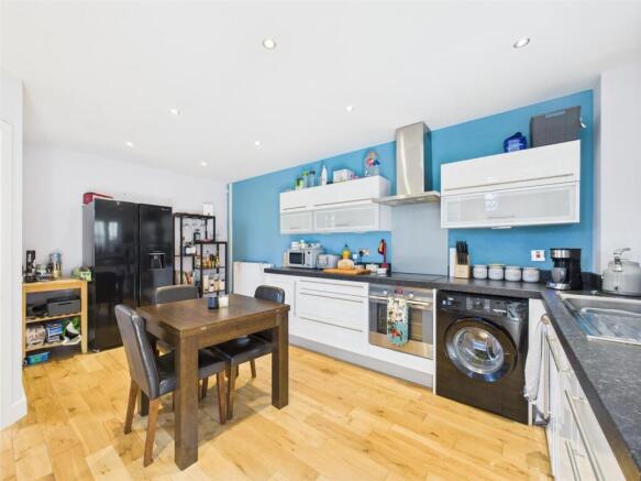 Modern kitchen blending character and contemporary