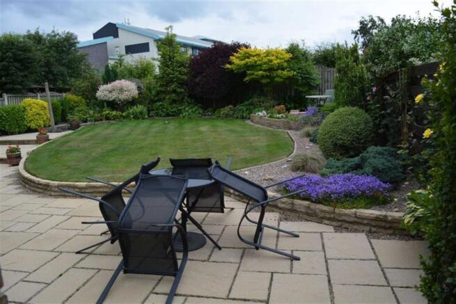 Rear of property