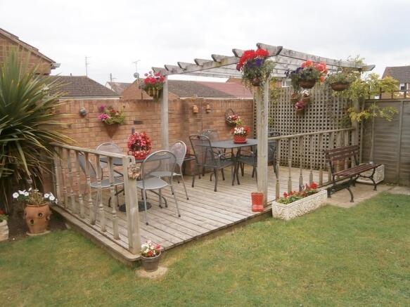 Decking seating area
