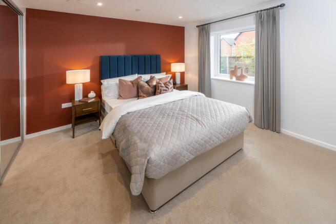 Typical master bedroom (1 bedroom apartment)