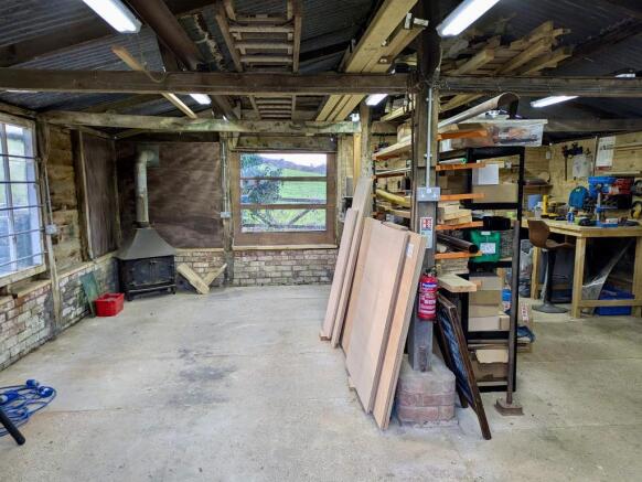 Interior of the garage / workshop