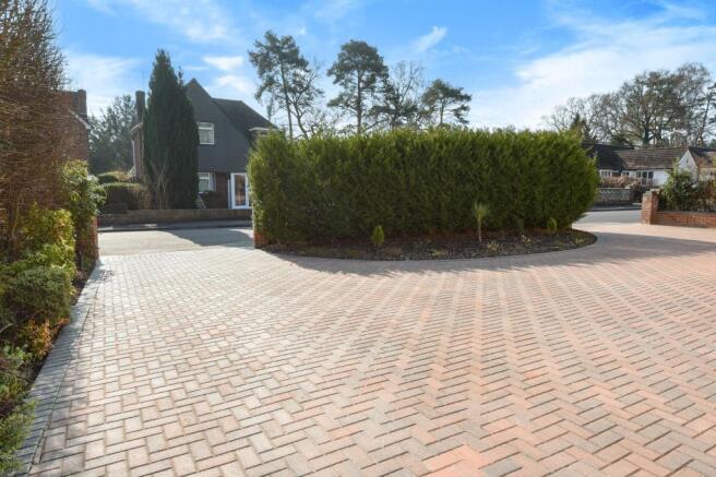 Large Paved Driveway