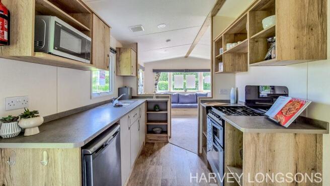 Fitted kitchen inside the ABI Arizona Premier stat
