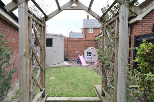 Play Area behind garage