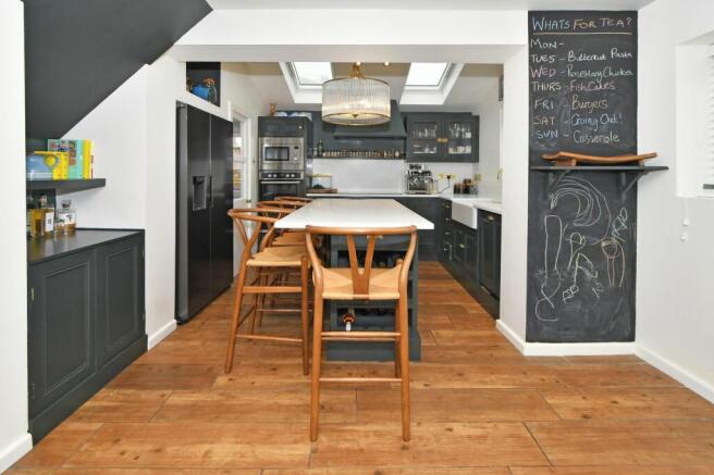 Kitchen with island unit