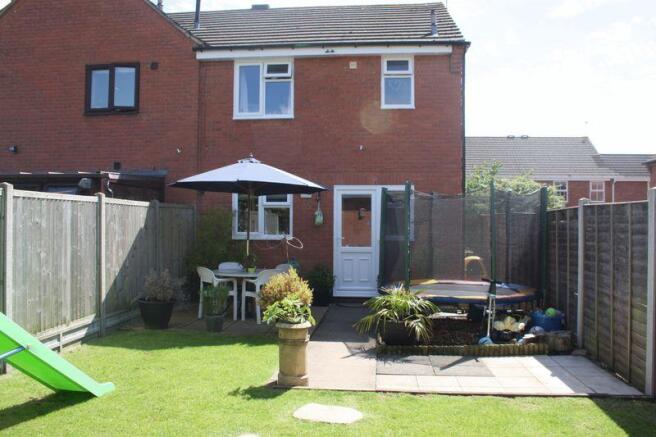 Rear of property