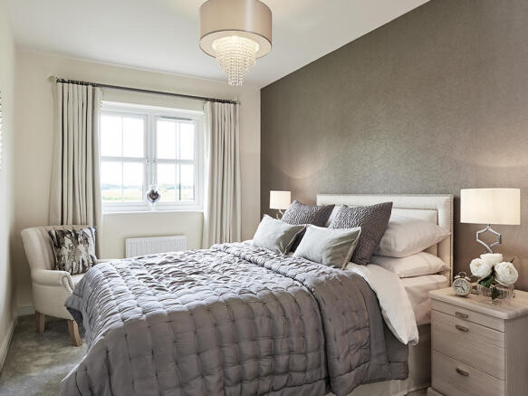 Stylish double bedroom