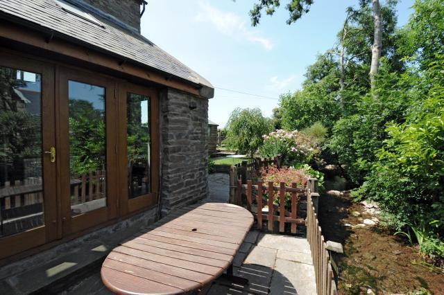 Stream-side terrace
