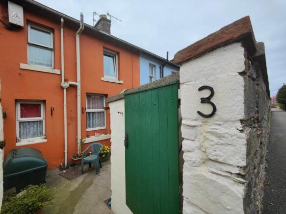 Rear of property