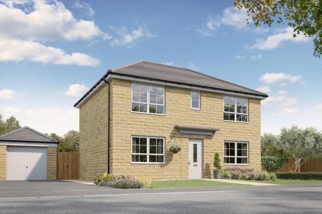 External CGI of the Thornton 4 bed detached home