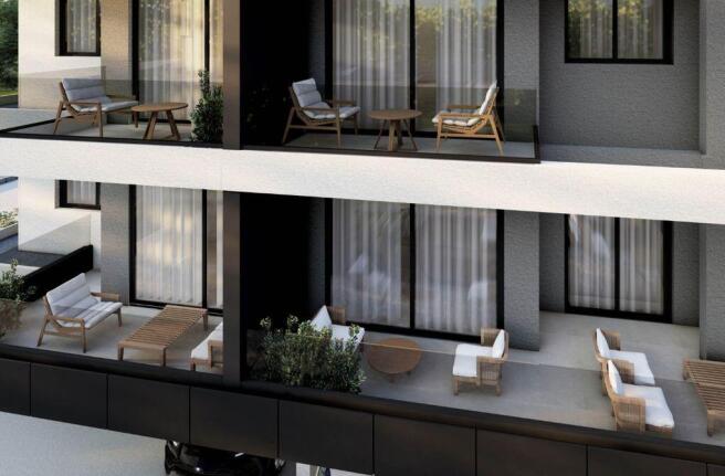 View of Balconies -