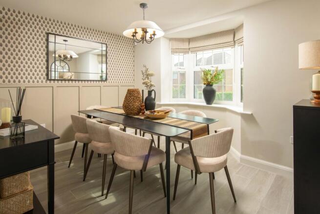 Curborough Fields Wychwood Show Home Dining Room