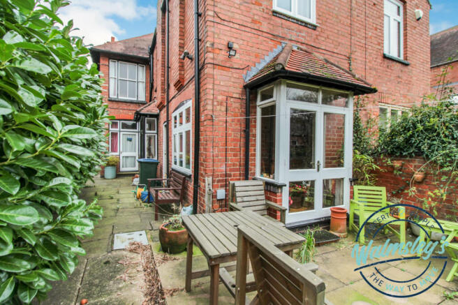 Attractive rear elevation