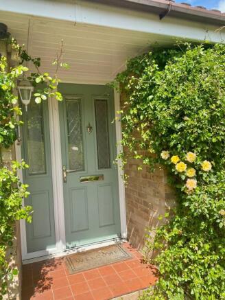 Roses around the door