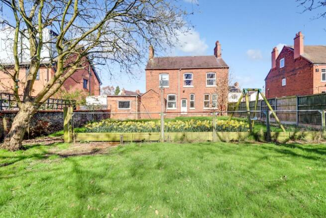 Garden looking at the house