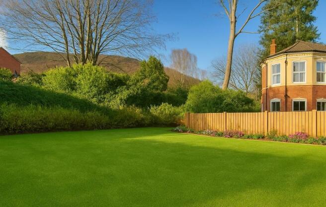 No. 2 has a private garden