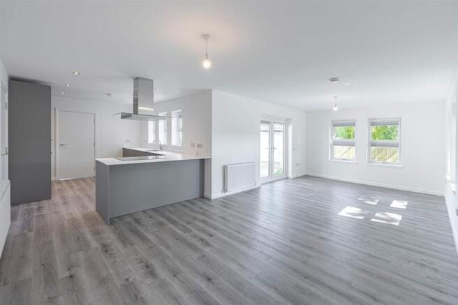 Living/Kitchen/Dining Area