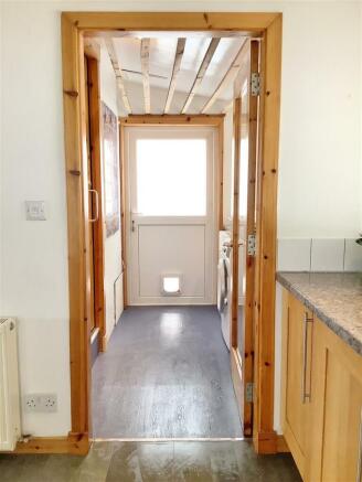 Utility room towards back door