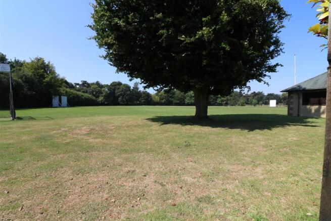 View over cricket field