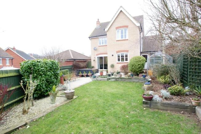 Rear of house