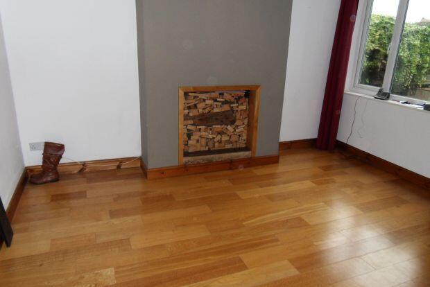 Solid oak floor with