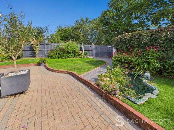 Rear garden