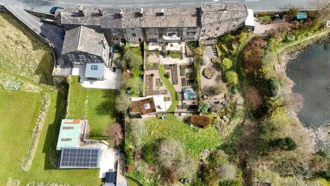 10 Turvin Cottages - Drone Above Closer