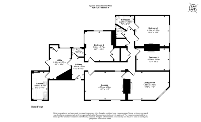 3 Park House, 1A Kendal Street, Paddington, London W2 2AL
