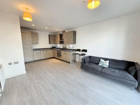 Open Plan Lounge/Kitchen: