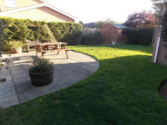 Rear garden