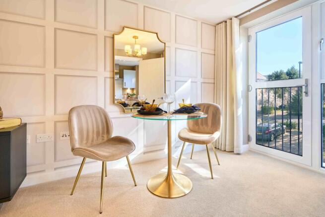 Show home dining area