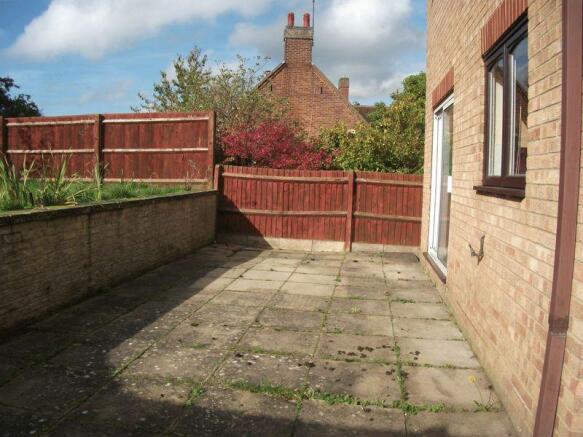 Rear patio