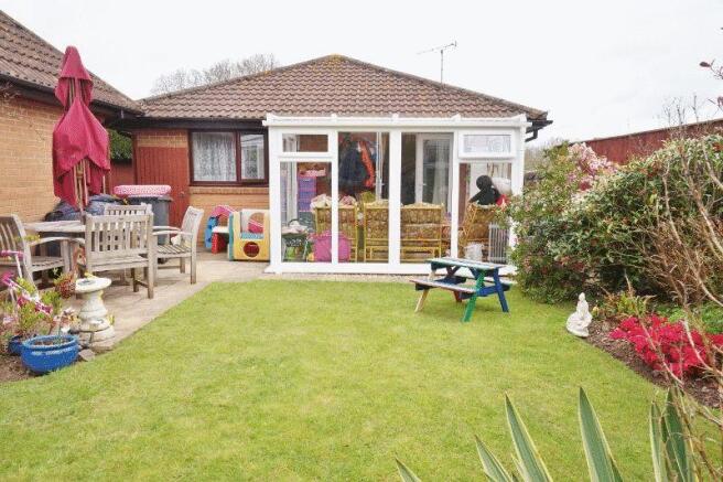 Rear of property