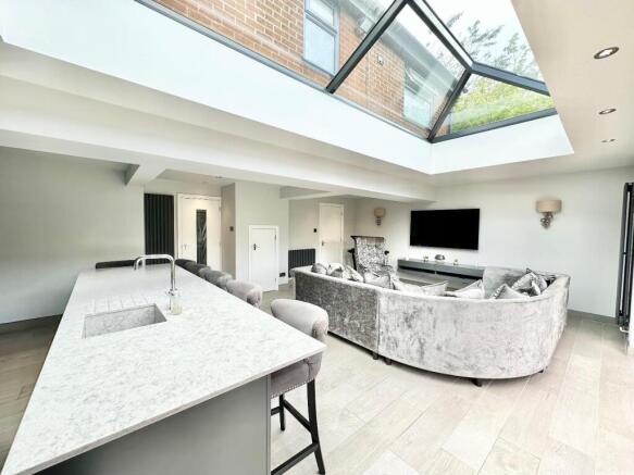 Extended Kitchen/Dining/Family Room