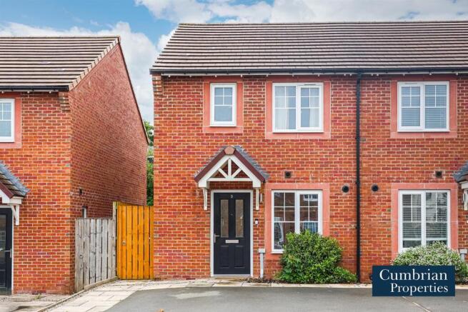 3-bed semi-detached on Nunnery Close, Durrranhill, Carlisle, £215,000